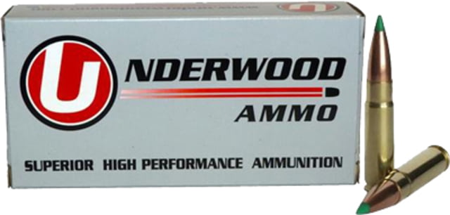 erwood .300 AAC Blackout 125 Grain Polymer Tipped Spitzer Nickel Plated Brass Cased Rifle 20 Rounds Ammo
