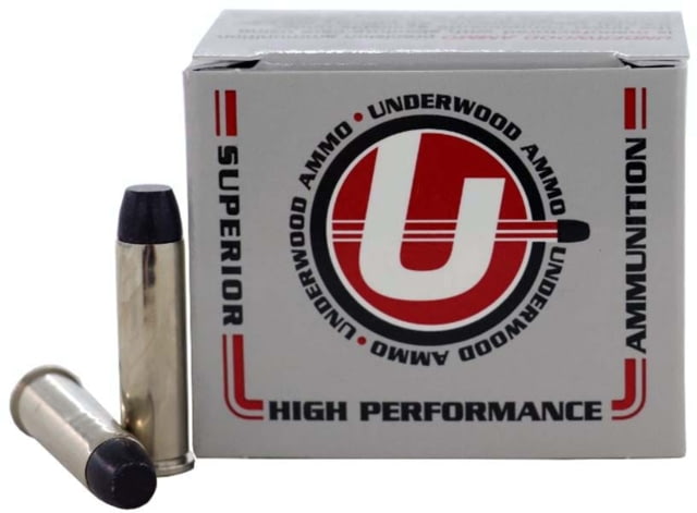 erwood .357 Magnum 180 Grain Coated Hard Cast Nickel Plated Brass Cased Pistol 20 Rounds Ammo