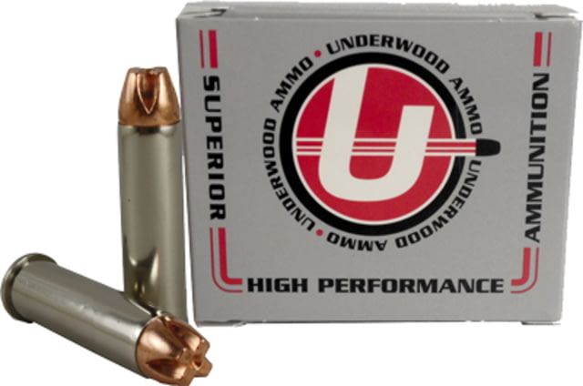 erwood .357 Magnum 140 Grain Solid Monolithic Nickel Plated Brass Cased Pistol 20 Rounds Ammo