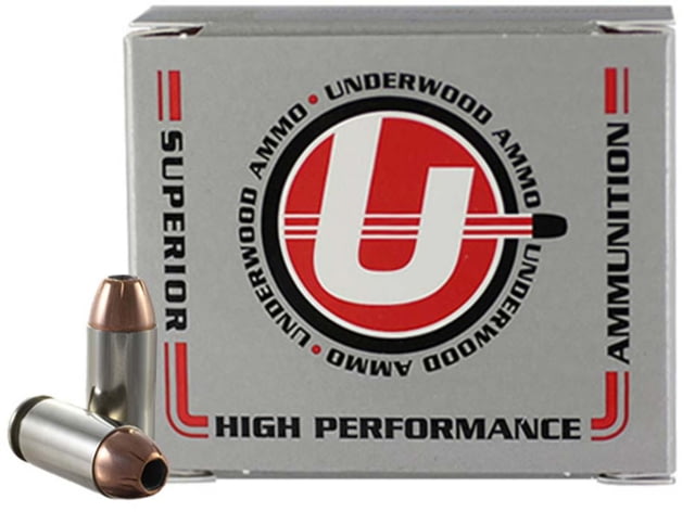 erwood .40 S&W 155 Grain Jacketed Hollow Point Nickel Plated Brass Cased Pistol 20 Rounds Ammo