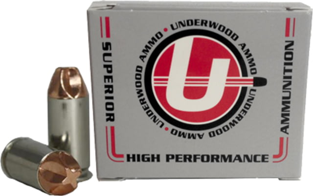 Underwood Ammo .40 S&W 115 Grain Xtreme Defender Solid Monolithic Nickel Plated Brass Cased Pistol Ammo 20 Rounds - Underwood Ammo