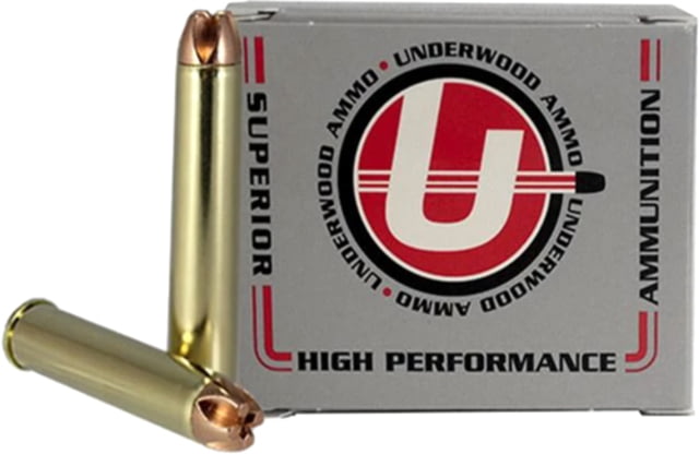 erwood .444 Marlin 220 Grain Solid Monolithic Nickel Plated Brass Cased Rifle 20 Rounds Ammo