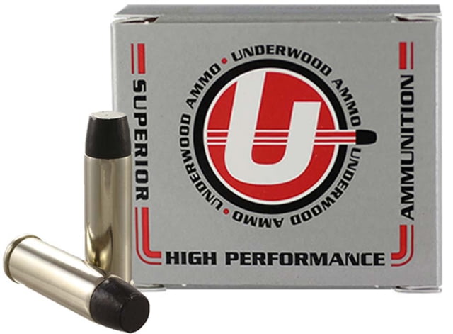 Underwood Ammo .454 Casull 325 Grain Coated Hard Cast Nickel Plated Brass Cased Pistol Ammo 20 Rounds - Underwood Ammo