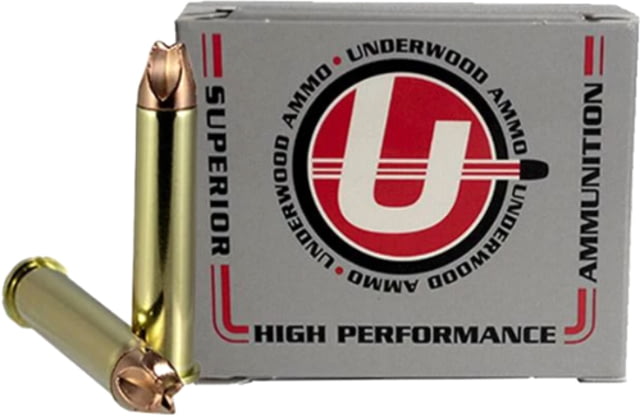 Underwood Ammo .460 S&W Magnum 220 Grain Solid Monolithic Nickel Plated Brass Cased Pistol Ammo 20 Rounds - Underwood Ammo