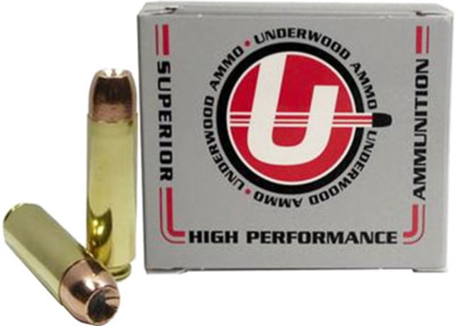 Underwood Ammo 50 Beowulf 300 Grain Jacketed Hollow Point Brass Cased Rifle Ammo 20 Rounds - Underwood Ammo