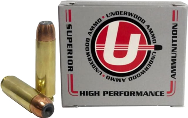 Underwood Ammo 50 Beowulf 325 Grain Jacketed Hollow Point Brass Cased Rifle Ammo 20 Rounds - Underwood Ammo