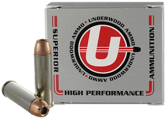 erwood .500 S&W Magnum 350 Grain Jacketed Hollow Point Nickel Plated Brass Cased Pistol 20 Rounds Ammo