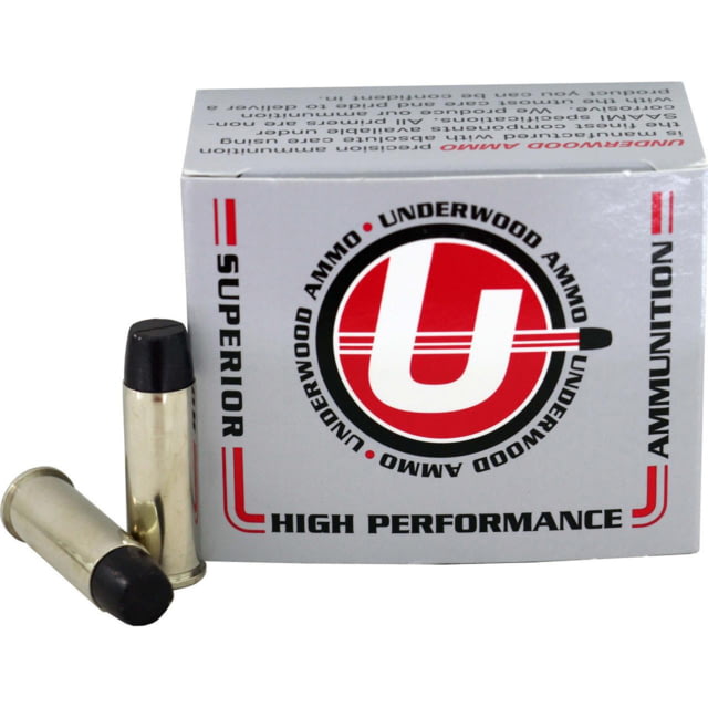 Underwood Ammo Underwood Ammo Lead long Flat Nose Ammunition .450 Bushmaster 360gr LFN 2449 fps 20/ft