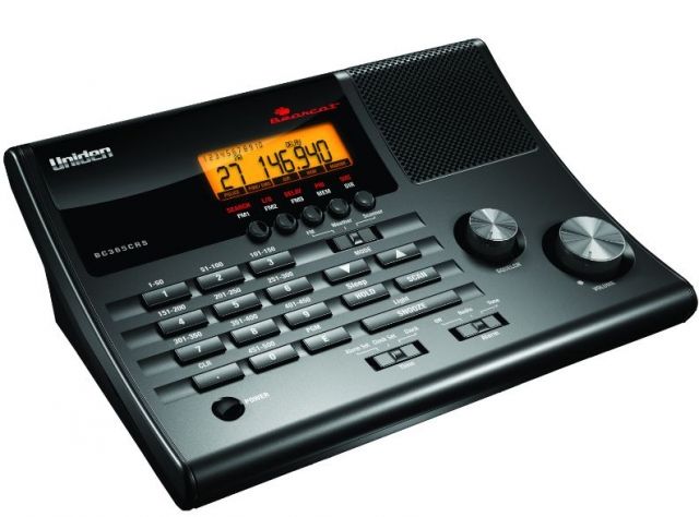 Uniden 500 Channel Clock/ FM Radio Scanner with Weather Alert Black - Uniden