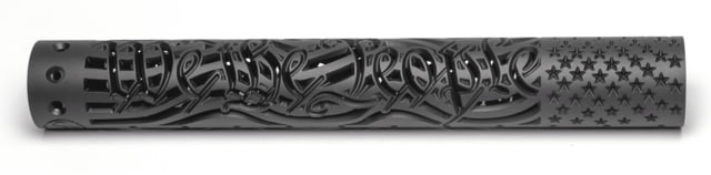 Unique-ARs AR-15 Charging We the People Free-floating Handguard 15in Cerakote Armor Black Anodize Black - Unique-Ars