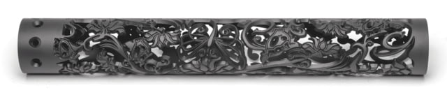 Unique-ARs Lotus Dragon AR-15 Handguard Cerakote Armor Black/Anodize Black 15in - Unique-Ars