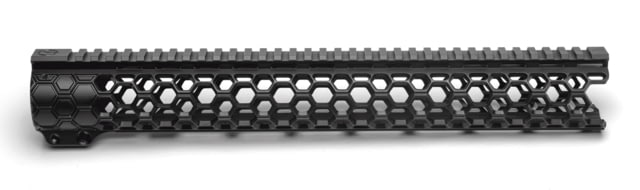 Unique-ARs Slim Ultra-Light Hex Handguard AR-15 9 inch Cerakote Armor Black - Unique-Ars