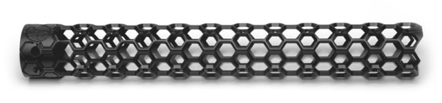 Unique-ARs Ultra-Light Hex AR-15 Handguard Cerakote Armor Black/Anodize Black 9in - Unique-Ars