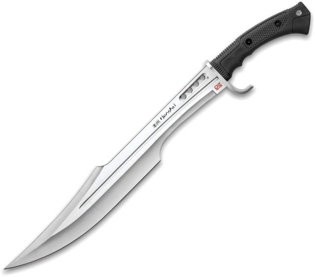 United Cutlery Honshu Spartan Sword D2 Steel 16.5" satin finish D2 tool steel blade Black TPR handle - United Cutlery