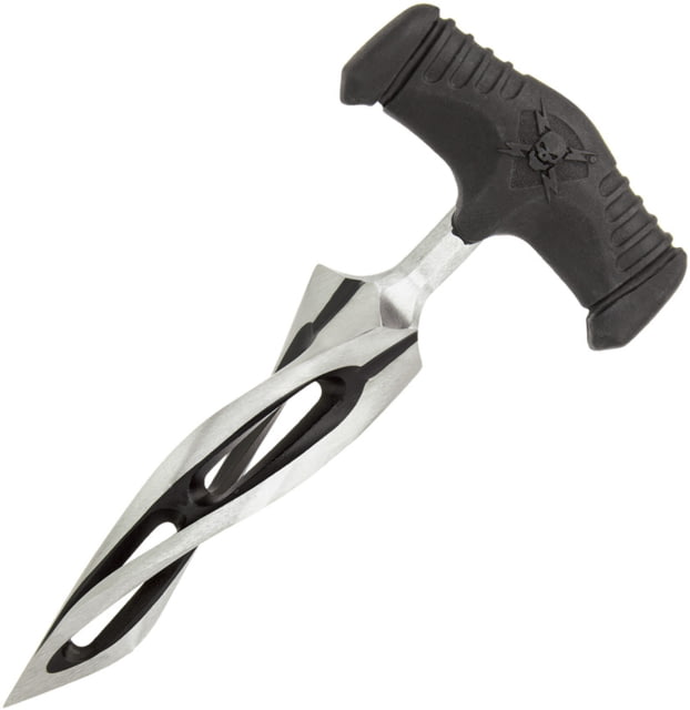 United Cutlery M48 Cyclone Push Dagger Knife 5.75" two-tone finish 2Cr13 stainless blade Black TPR handle