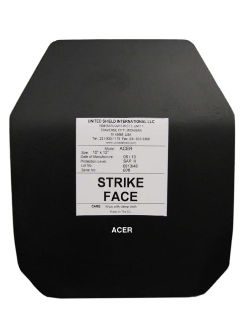 United Shield Acer Plate Level III+ Stand Alone 10inx12in ACER-SA-III+-10X12 - United Shield