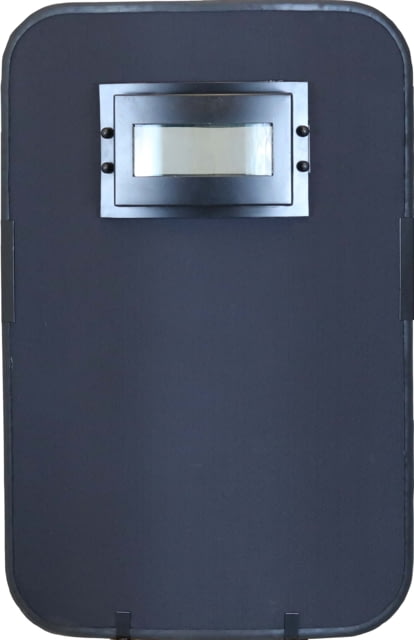 United Shield Lightweight Level III Plus Shield with viewport and LED Light 20inx34in Black - United Shield