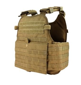 United Shield Modular Operator Plate Carrier Tan One Size Fits All - United Shield