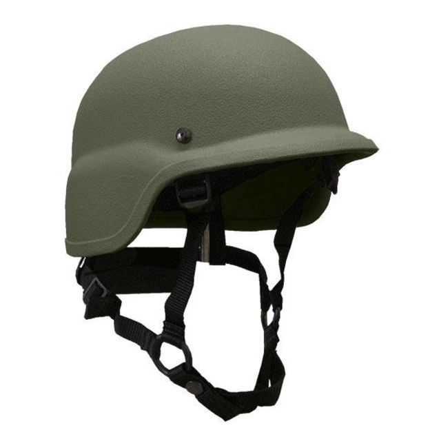 United Shield PST SC650 Ballistic Helmet Level IIIA w/ 4pt Harness System OD Green Large PST SC650-IIIA-OD-LG - United Shield