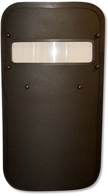 United Shield Small Shield Level IIIA w/ Viewport 20in x 34in 20x34 - IIIA and B30 LED Black - United Shield