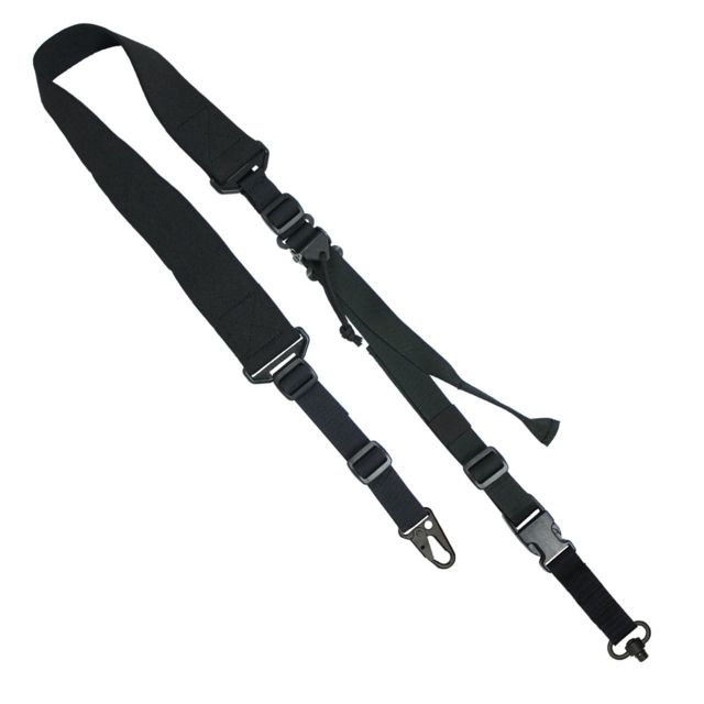 United States Tactical D1 - 2-Point Rapid Fit Sling 2in QD Swivel Black - United States Tactical