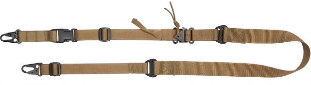 United States Tactical D2 - 2-Point Rapid Fit Sling 1.25in HK Hook Coyote - United States Tactical