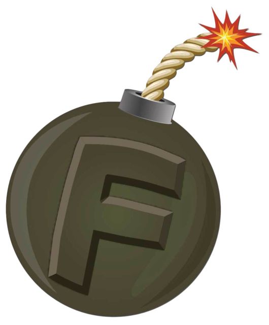 United States Tactical Sticker - F-Bomb Mixed