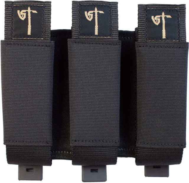 United States Tactical Rifle Mag Pouch Triple Black - United States Tactical