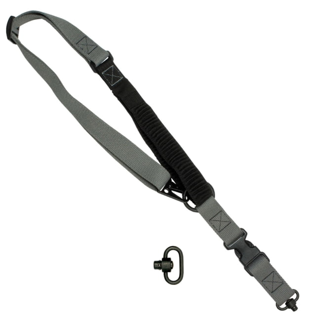 United States Tactical C4 - 2-to-1 Point Shock Webbing Sling QD Wolf Gray