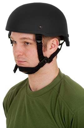 United Shield Spec Ops Ballistic Helmet Level IIIA w/ 4pt Harness System Black Large SPEC OPS-IIIA-BK-LG - United Shield