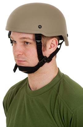 United Shield Spec Ops Ballistic Helmet Level IIIA w/ 4pt Harness System Tan Large SPEC OPS-IIIA-TN-LG - United Shield
