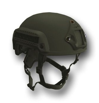 United Shield Sprint Ballistic Helmet Level IIIA w/ 4pt Harness System OD Green Large SPRINT-IIIA-OD-LG