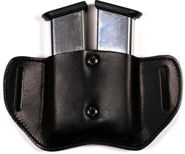 Urban Carry LockLeather OWB Double Magazine Holster Ambidextrous Black - Urban Carry