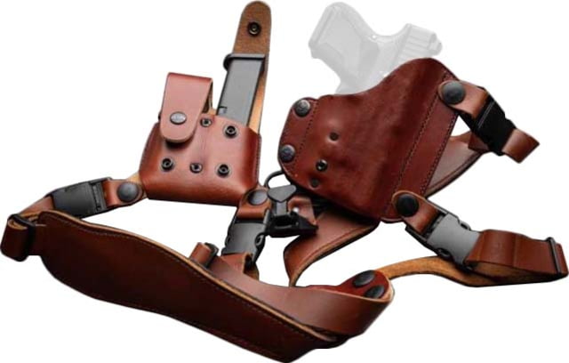 Urban Carry LockLeather Shoulder Complete Holster #201 Brown - Urban Carry