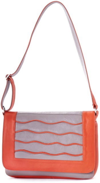 Urbn Chc Europa Bulletproof Purse Orange/Grey Large - Urbn Chc