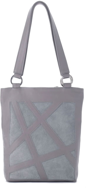 Urbn Chc Luna Suede Kevlar Tote Bag Grey/Grey Suede Large LUNGRES002 - Urbn Chc