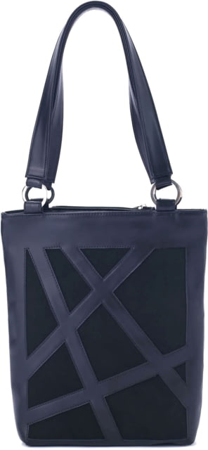 Urbn Chc Luna Suede Kevlar Tote Bag Veg Look Black/Black Suede Large LUNBLKS001 - Urbn Chc