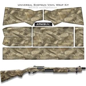 US Night Vision A-TACS Camo Pre-Cut Universal Shotgun Skin Vinyl Wrap 20x30in A-TACS Camo AU - Us Night Vision