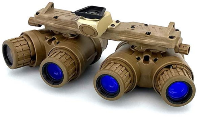 US Night Vision ARGUS Panoramic Night Vision Goggle - Gen II White Phosphor FDE 8x6x5in - Us Night Vision