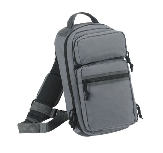 US Peacekeeper EDC Sling Pack - Gray 8.5in x 17in x 5.5in Gray 8.5in x 17in x 5.5in - Us Peacekeeper