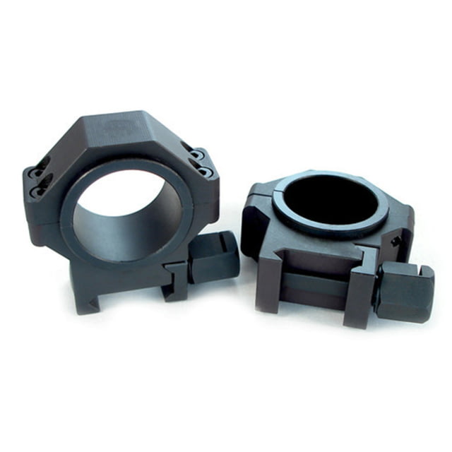 Kensight USTS Standard Width Steel Scope Rings 0.940in Low Profile Smooth Black - Kensight