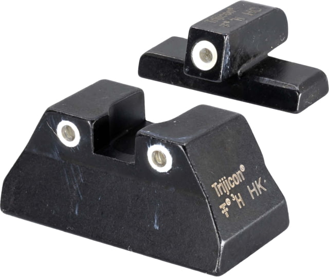 USED EDEMO Trijicon Bright & Tough 3 Dot Night Sight Set Green Front & Rear - H&K USP Compact - HK08 EDEMO1 EDEMO1 Condition Fair Installed/Mounted - Trijicon