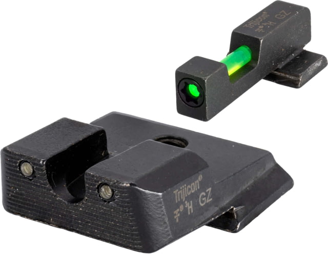 USED EDEMO Trijicon DI Night Sight Set Dual-Illuminated U-Notch Tritium Green Front Color/ Rear Color Smith & Wesson M&P M&P M2.0 SD VE  EDEMO2 - Trijicon