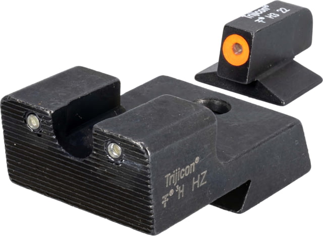 USED EDEMO Trijicon HD Night Sight Set - 1911 Novak Cut - Green Front/Orange Outline CA128O EDEMO1 EDEMO1 Condition Fair Installed/Mounted - Trijicon
