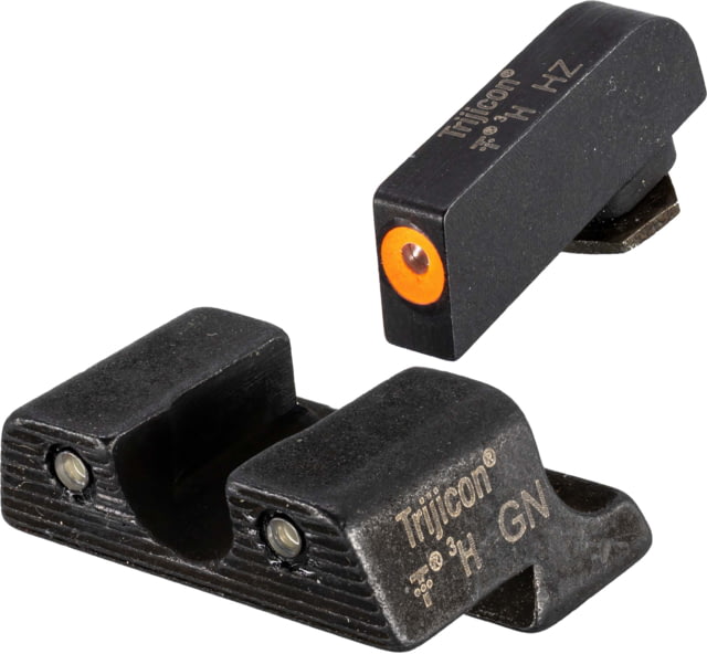 USED EDEMO Trijicon HD XR Night Sight Set Orange Front Outline for Glock Models 42 and 43 Black  EDEMO2 EDEMO1 Condition Fair Installed/Mounted - Trijicon