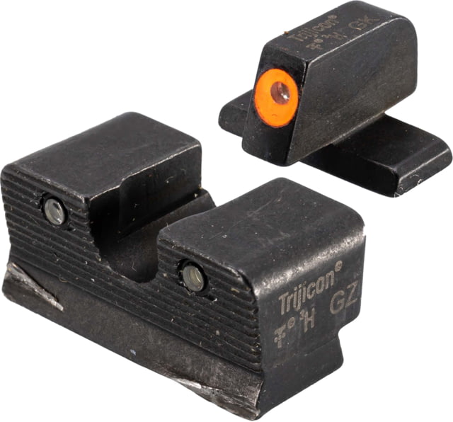 USED EDEMO Trijicon HD XR Night Sight Set Orange Front Outline for Sig Sauer 9mm .357SIG Black  EDEMO4 EDEMO1 Condition Fair Scratches - Trijicon