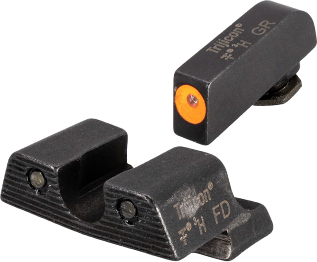 USED EDEMO Trijicon Heavy Duty Night Sights Orange Front Outline For Glock 42 EDEMO3 EDEMO1 Condition Fair Installed/Mounted - Trijicon