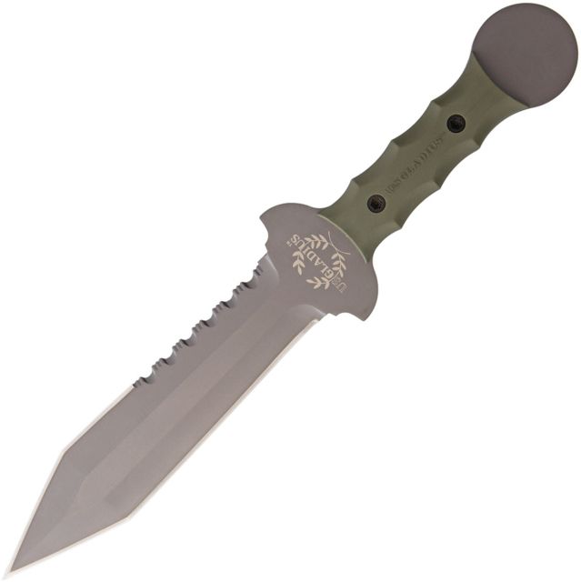 USGladius Legion XIV Elite Fixed Blade Knife 8in 8Cr13MoV Steel Partially Serrated Stainless Handle LEGION XIV ELITE - Usgladius