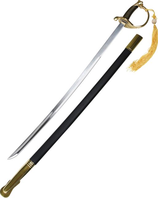 USMC Cavalry Officer's Sword Gold Knife U - Usmc