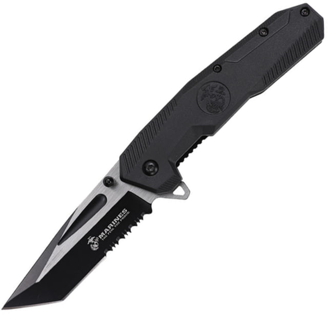 USMC Linerlock A/O Black U - Usmc